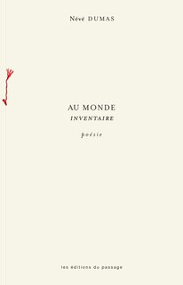Couverture_Au monde : inventaire