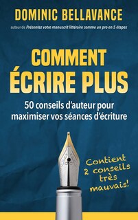 Couverture_Comment Écrire Plus