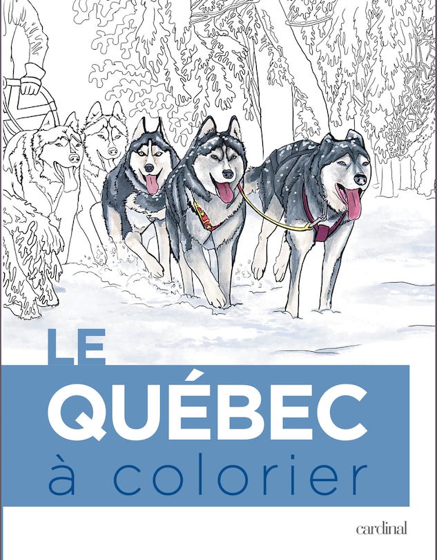 Front cover_Le Québec à colorier