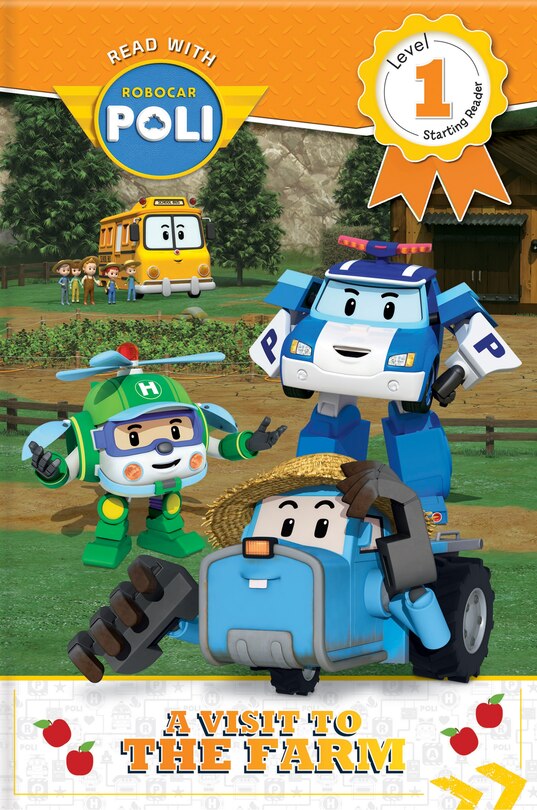 Front cover_Read With Robocar Poli: A Visit To The Farm (level 1: Starting Reader)