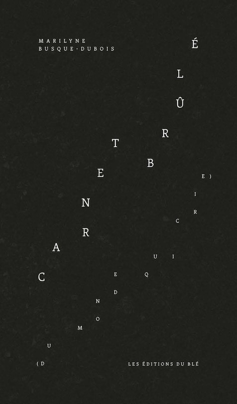 Front cover_CARNET BRÛLÉ (DU MONDE QUI CRIE)