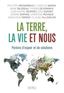 Front cover_La Terre, la vie et nous : parlons d'espoir et de solutions