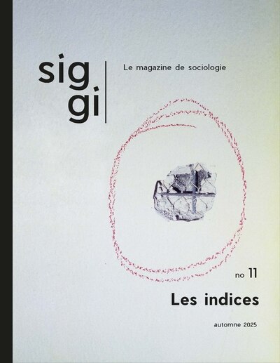 Couverture_Siggi, no. 11, automne 2025, Les indices