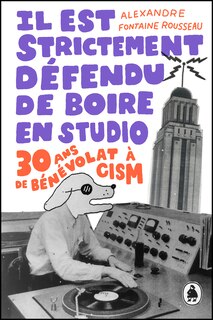 Front cover_Il est strictement défendu de boire en studio
