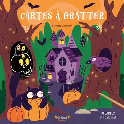Front cover_Cartes &agrave; gratter  l'halloween