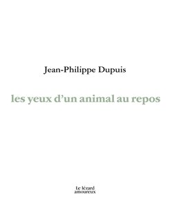 Front cover_Les yeux d'un animal au repos