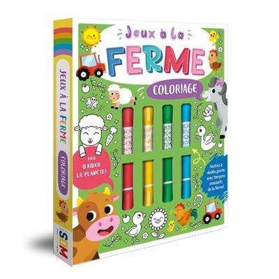 Couverture_Jeux à la ferme : Coloriage
