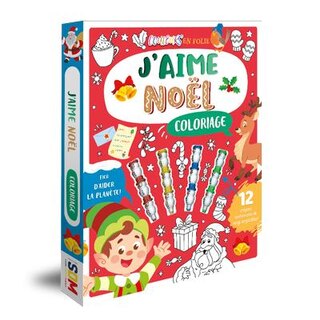 Front cover_J'aime Noël : Coloriage