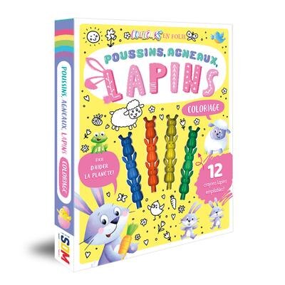 Couverture_Poussins, agneaux, lapins : Coloriage