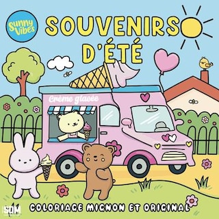 Front cover_Souvenirs d'été : Coloriage mignon et original