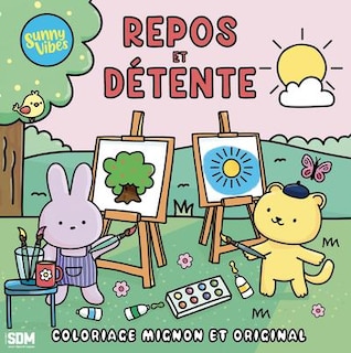 Front cover_Repos et détente : Coloriage mignon et original