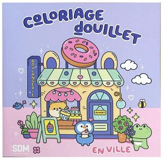 Couverture_Coloriage douillet en ville