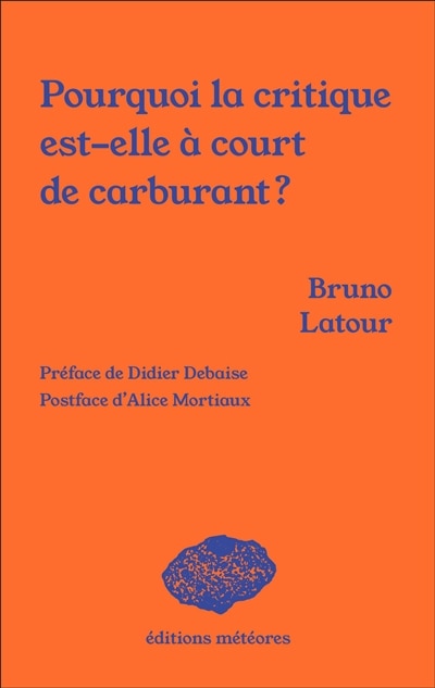 Couverture_Pourquoi la critique est-elle à court de carburant ?