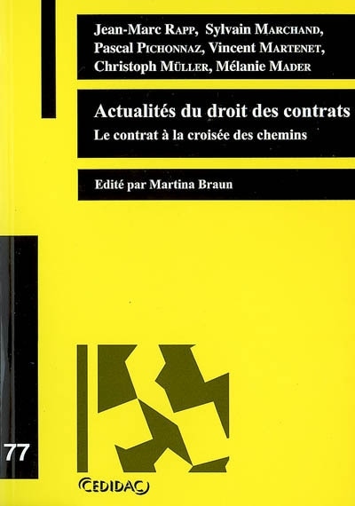 Couverture_Actualités du droit des contrats