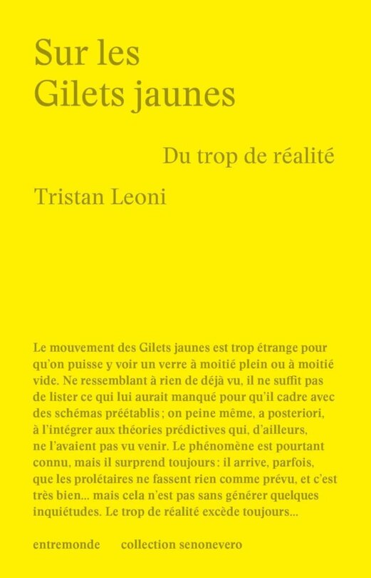 Couverture_Sur les gilets jaunes