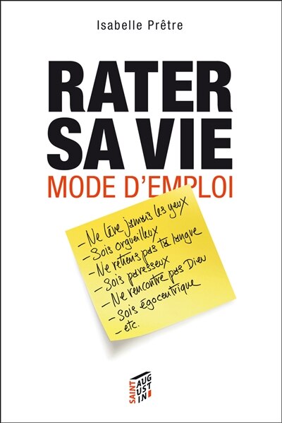Front cover_Rater sa vie