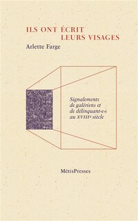 Front cover_Ils ont écrit leurs visages