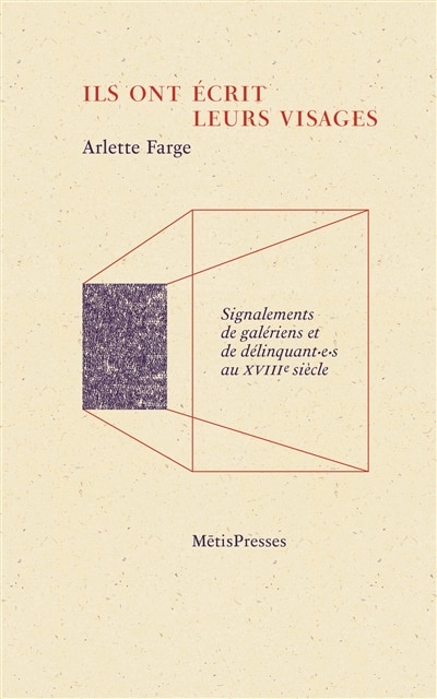 Front cover_Ils ont écrit leurs visages