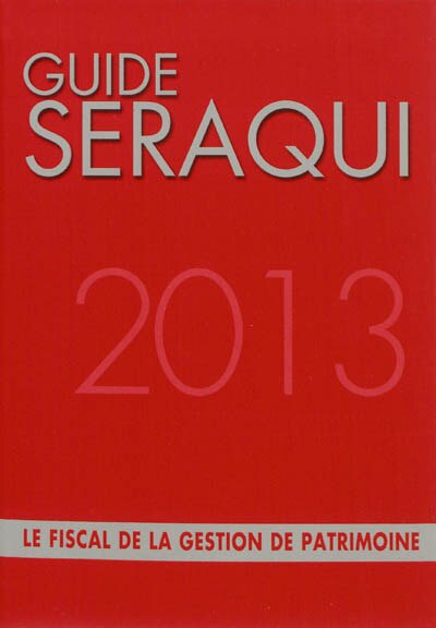 Front cover_Le fiscal de la gestion de patrimoine 2013