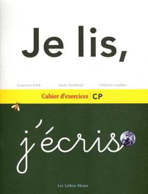 Front cover_Je lis, j'écris : cahier d'exercices CP