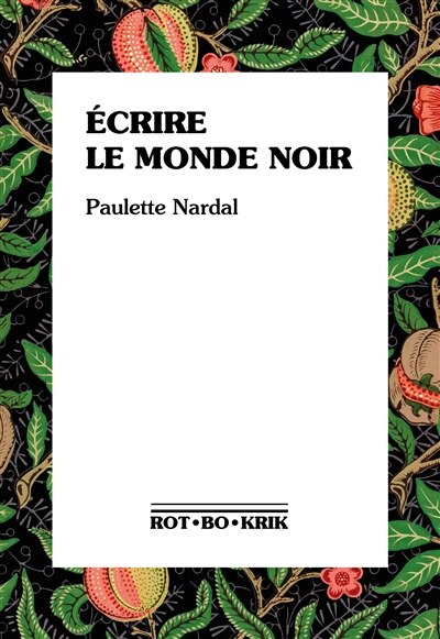 Couverture_Ecrire le monde noir