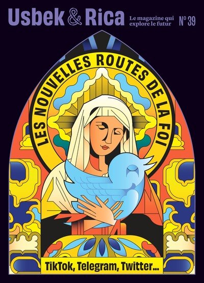 Couverture_Usbek & Rica, n°39. Les nouvelles routes de la foi : TikTok, Telegram, Twitter...