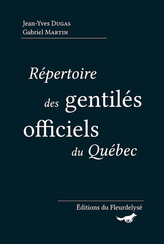 Couverture_Répertoire des gentilés officiels du Québec