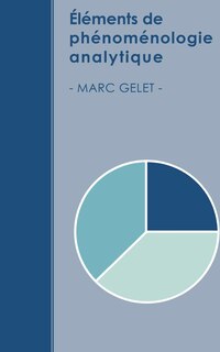 Front cover_Éléments de phénoménologie analytique