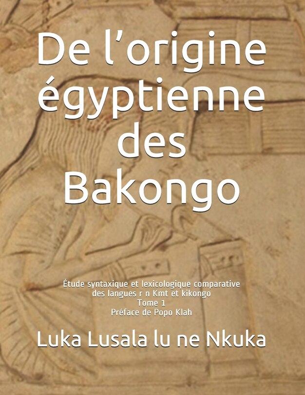 Front cover_De l'origine égyptienne des Bakongo