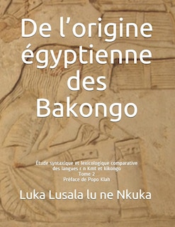 Couverture_De l'origine égyptienne des Bakongo