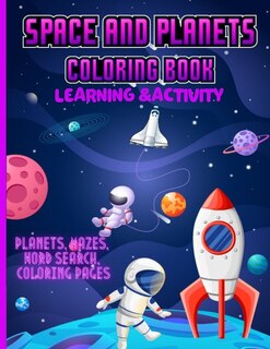 Couverture_Space and Planets Coloring Book Learning & Activity