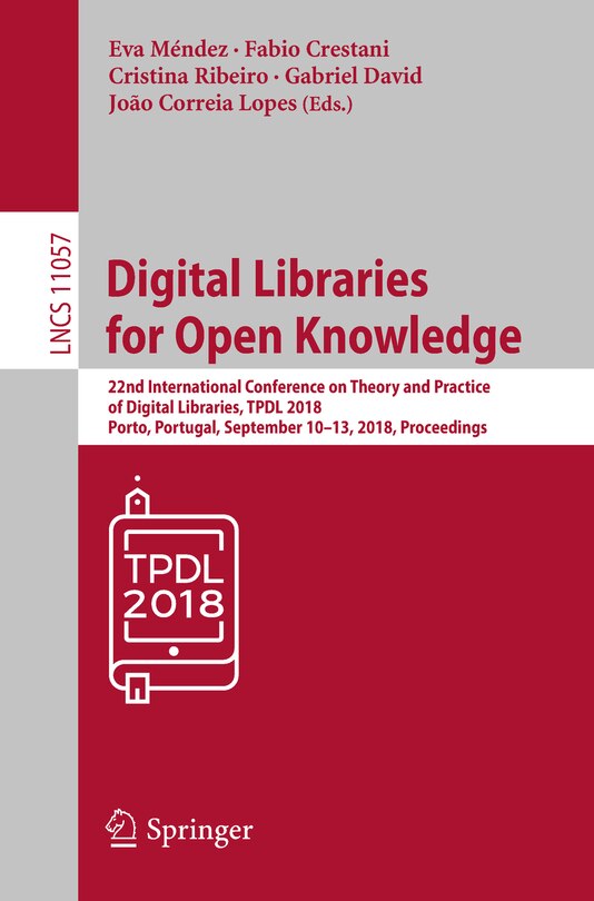 Couverture_Digital Libraries for Open Knowledge