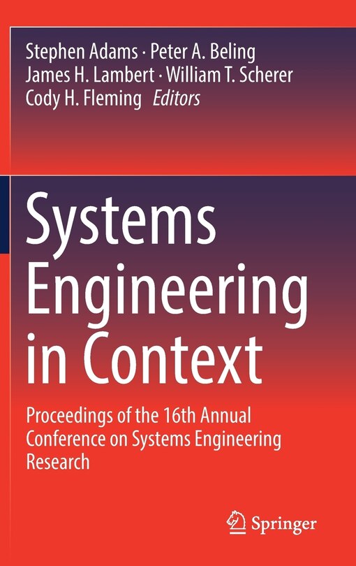 Front cover_Systems Engineering In Context