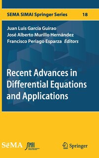 Couverture_Recent Advances In Differential Equations And Applications