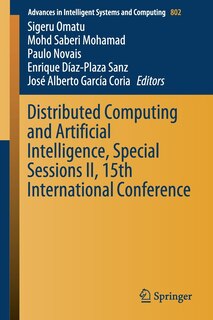 Couverture_Distributed Computing And Artificial Intelligence, Special Sessions Ii, 15th International Conference