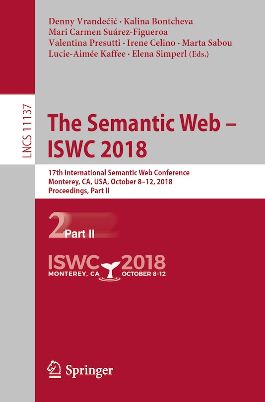 Front cover_The Semantic Web - ISWC 2018