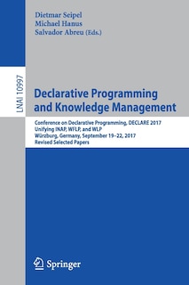 Front cover_Declarative Programming and Knowledge Management
