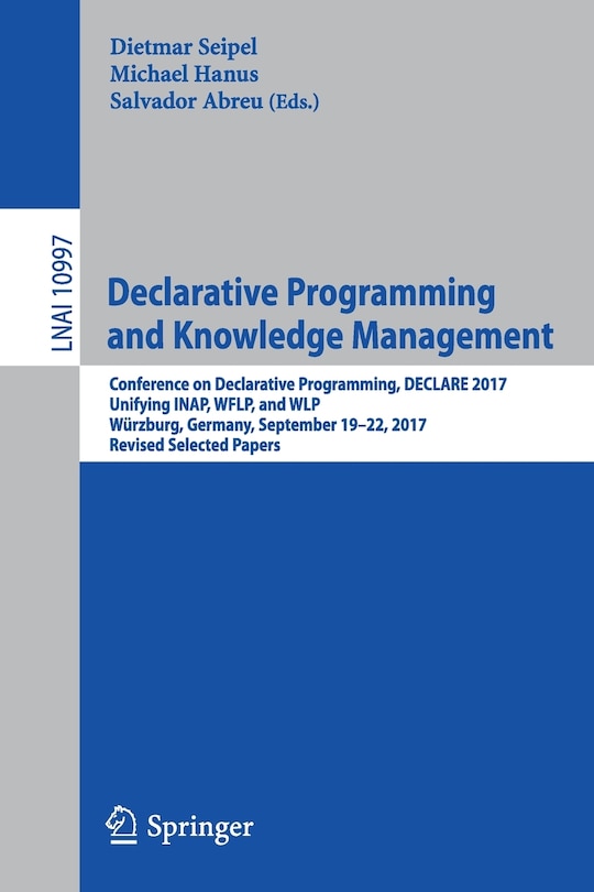 Front cover_Declarative Programming and Knowledge Management