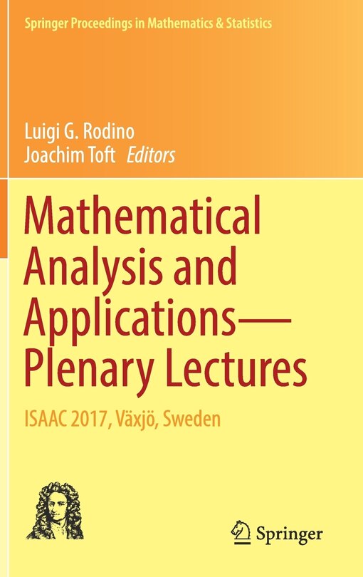 Couverture_Mathematical Analysis And Applications-plenary Lectures