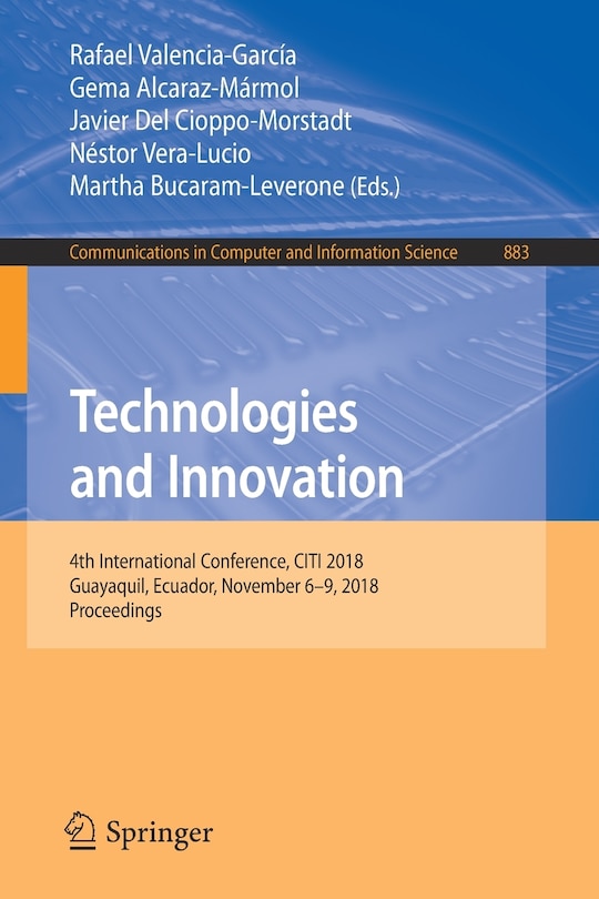 Front cover_Technologies and Innovation