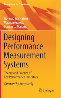 Couverture_Designing Performance Measurement Systems