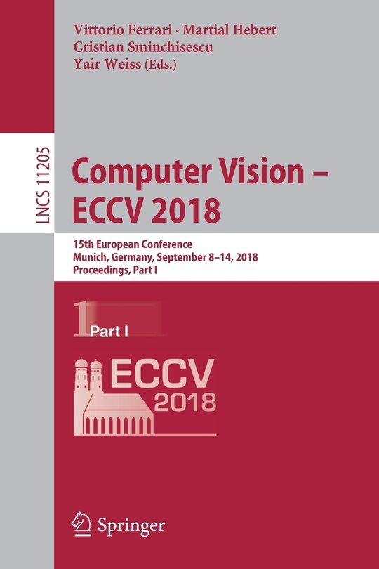 Front cover_Computer Vision - Eccv 2018