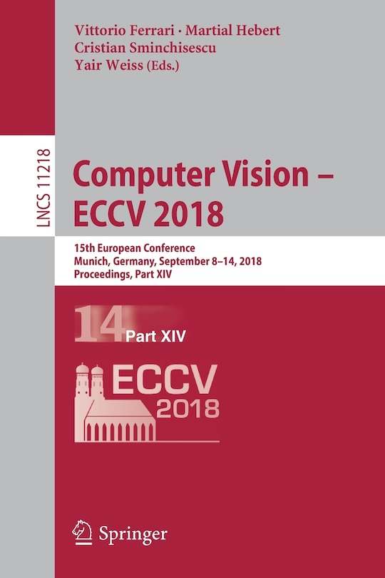 Couverture_Computer Vision - Eccv 2018