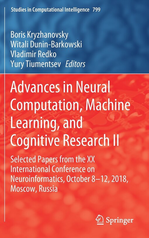 Front cover_Advances in Neural Computation, Machine Learning, and Cognitive Research II