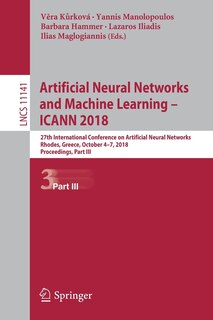 Front cover_Artificial Neural Networks and Machine Learning - ICANN 2018