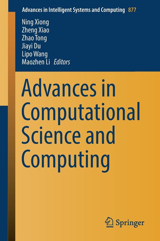 Couverture_Advances In Computational Science And Computing