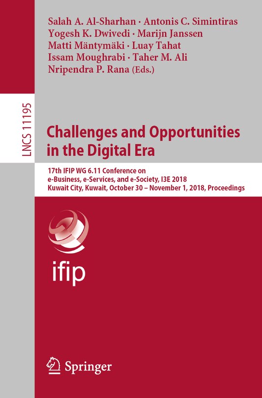 Front cover_Challenges and Opportunities in the Digital Era