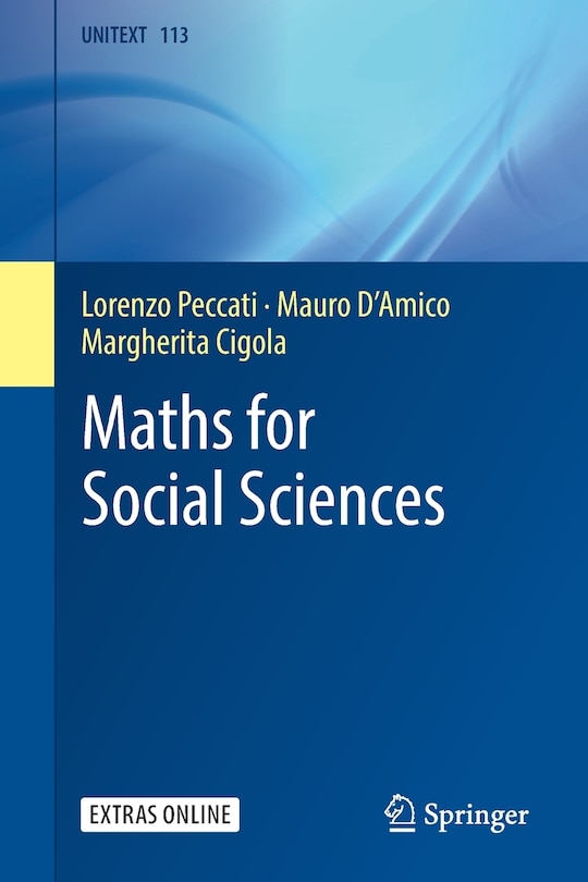 Front cover_Maths For Social Sciences