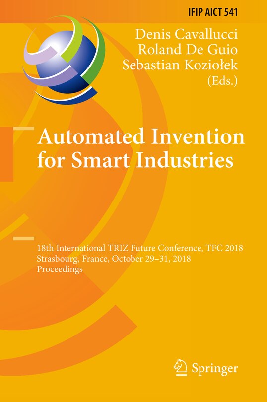 Front cover_Automated Invention for Smart Industries