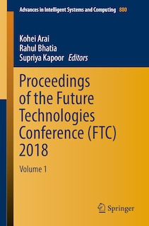 Couverture_Proceedings Of The Future Technologies Conference (ftc) 2018